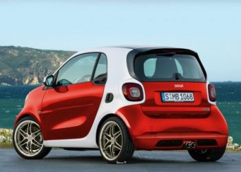 Дизайнеры представили свою версию нового Smart ForTwo от Brabus