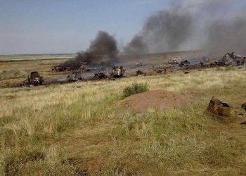 В районе Луганска и Донецка не прекращаются обстрелы сил АТО