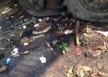 В Донецке боевики обстреляли автобус, есть жертвы