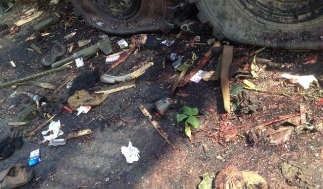 В Донецке боевики обстреляли автобус, есть жертвы