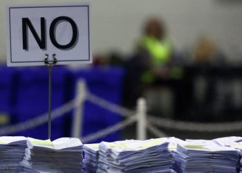 Подсчет голосов на референдуме в Шотландии завершен