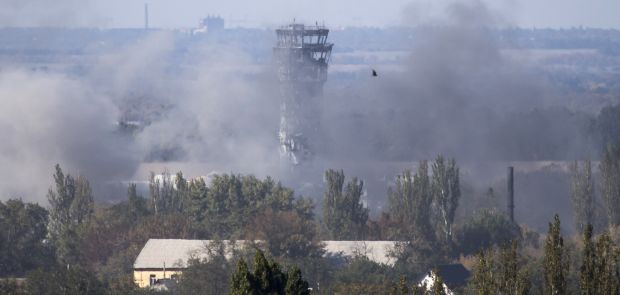 Террористы обстреляли 5 блокпостов украинской армии около Донецкого аэропорта