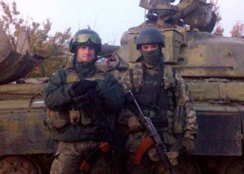 Донецкие «киборги» захватили танк боевиков