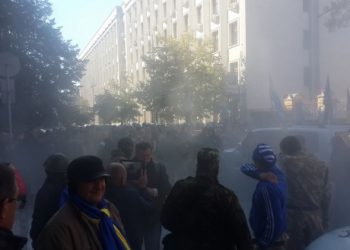 Под АП снова горят шины