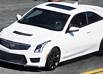 Спортивное купе Cadillac ATS было заснято без камуфляжа