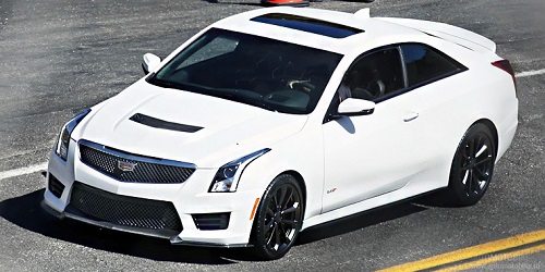 Спортивное купе Cadillac ATS было заснято без камуфляжа