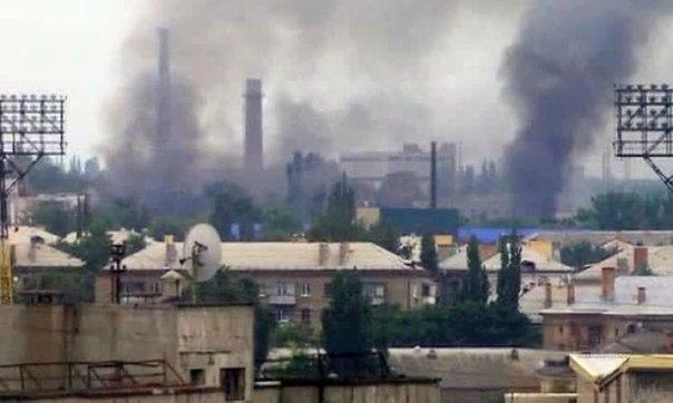 В Счастье неспокойно: террористы обстреливают Луганскую ТЭС