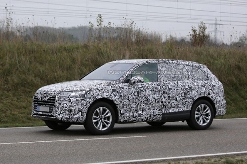 Во время прохождения тестов был замечен Audi Q7