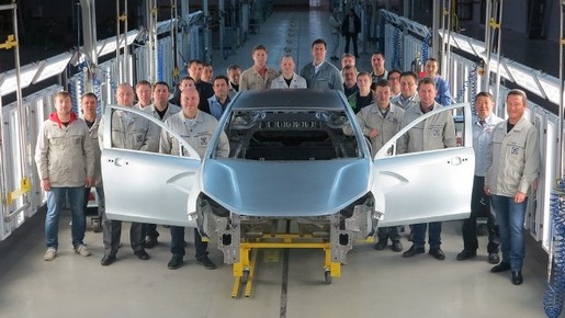 Фото первого кузова LADA Vesta появилось в Интернете