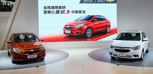 Представлена обновленная версия седана Chevrolet Sail
