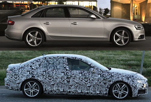 Седан Audi A4 получился похожим на старый