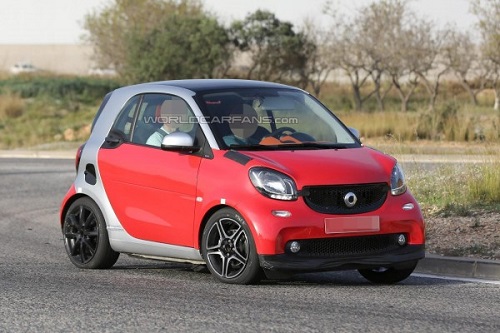 Заснят Новый Smart ForTwo от Brabus практически без камуфляжа