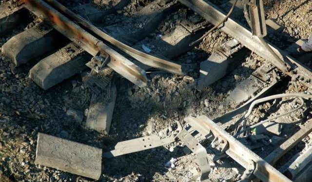 На Харьковщине взорвали поезд