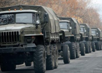 Пять колонн российской техники зашло в Украину за сутки