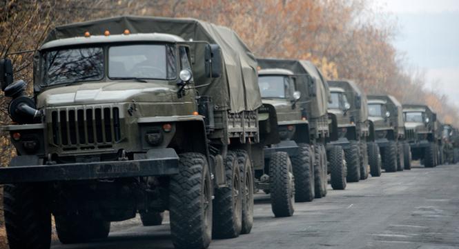 Пять колонн российской техники зашло в Украину за сутки