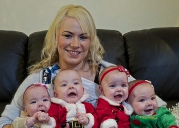 Жительница Ирландии после 4 выкидышей родила четверню