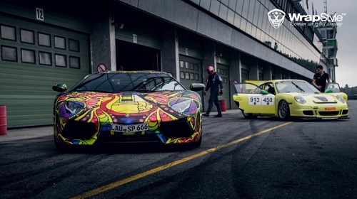 Представлен Lamborghini Aventador в необычном стиле