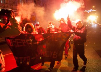 В российской столице прошла несанкционированная акция протеста