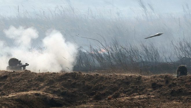 Силы АТО подбили 5 танков боевиков под Ясиноватой