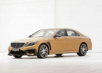 Представлен золотой Mercedes-Benz S63 AMG от Brabus