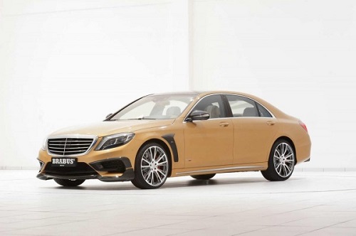 Представлен золотой Mercedes-Benz S63 AMG от Brabus