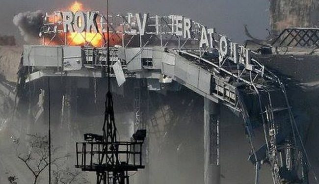 В аэропорту Донецка продолжаются бои, старый терминал почти разрушен