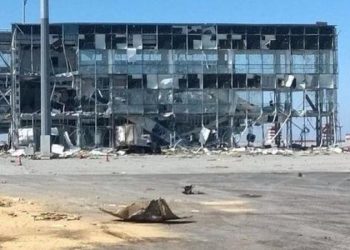 Ночью «киборгов» обстреливали снайперы из монастыря