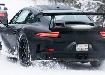 Спорткар 911 GT3 RS проходит тесты