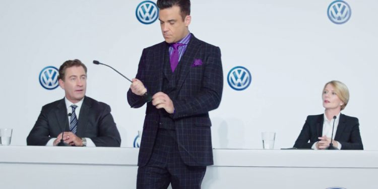 Робби Уильямс нашел работу в Volkswagen