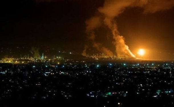 В США горит один из крупнейших нефтеперерабатывающих заводов Chevron
