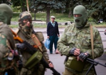 В Горловке протесты – люди требуют, чтобы боевики покинули город