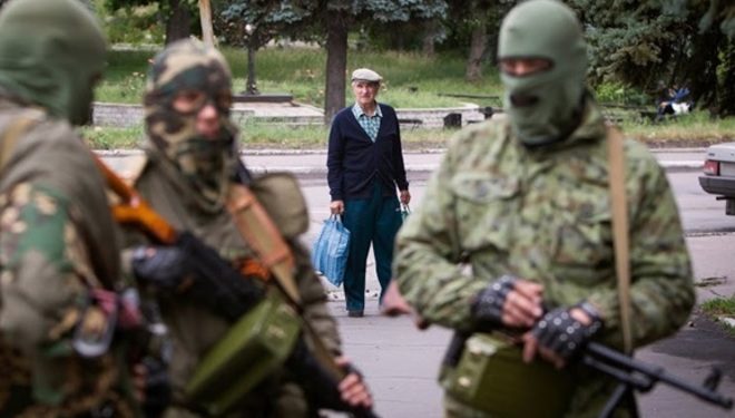 В Горловке протесты – люди требуют, чтобы боевики покинули город