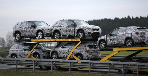 BMW X1 2016 модельного года сфотографировали при транспортировке
