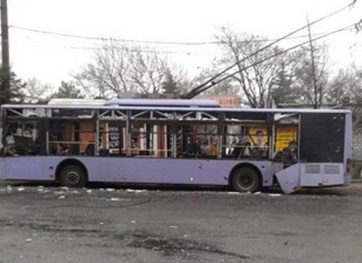 В ОБСЕ сообщили число жертв обстрела троллейбуса в Донецке