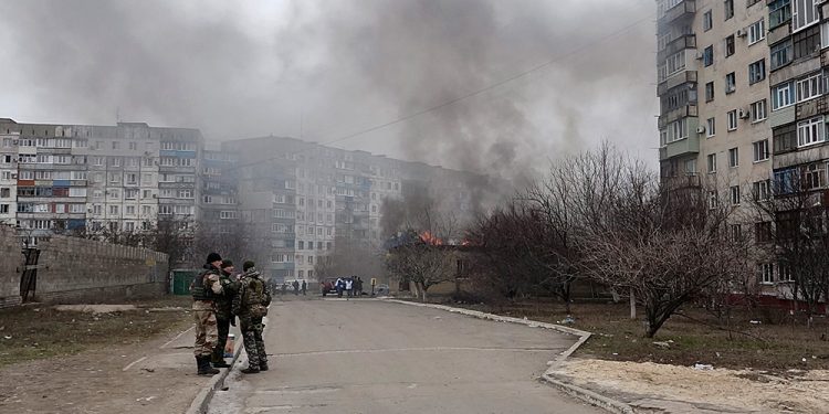Генштаб заявляет об усилении обороны Мариуполя