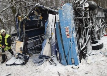 В Словакии разбился автобус c гражданами Украины