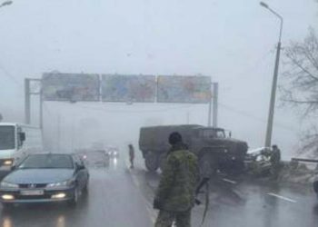 В Донецке боевики устроили сразу два ДТП