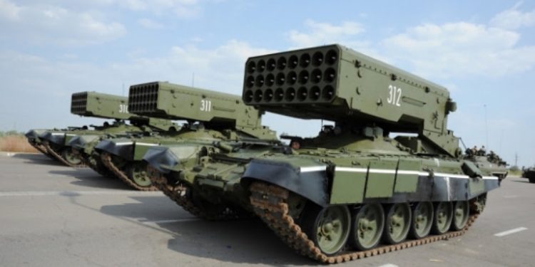 У боевиков появилась огнеметная система залпового огня «Буратино»