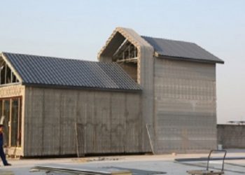 В Китае печатают жилые дома на 3D принтере