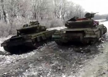 Под Углегорском ищут пропавшее танковое подразделение России