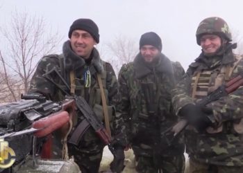 Украинские солдаты задержали одного из лидеров бандформирования «Леший»