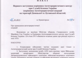 «Киберберкут» получил отчеты о потерях ВС Украины