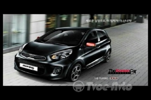 В Интернет попали первые фотографии обновленного Kia Picanto