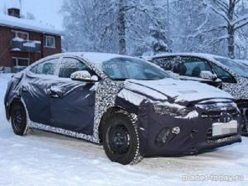 Новый Hyundai Elantra попался фотошпионам во время тестовых заездов