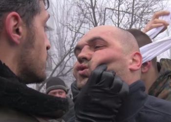 Обнародовано видео издевательств над пленными защитниками донецкого аэропорта