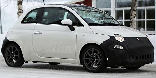 На тестах был замечен обновленный хэтчбек Fiat 500