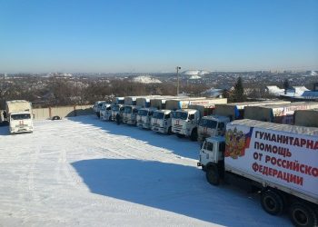 Россия собирается отправить на Донбасс 15 гумконвой