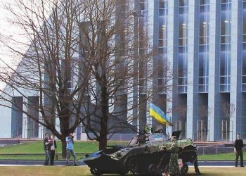 Немецкий художник проведет акцию с уничтоженным украинским танком, как символом противостояния Путину