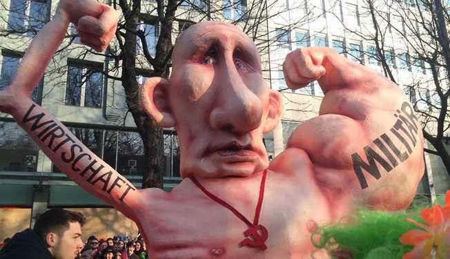 Карнавальные шествия в Германии высмеивают Путина
