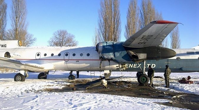 Под Киевом на стоянке столкнулись два самолета